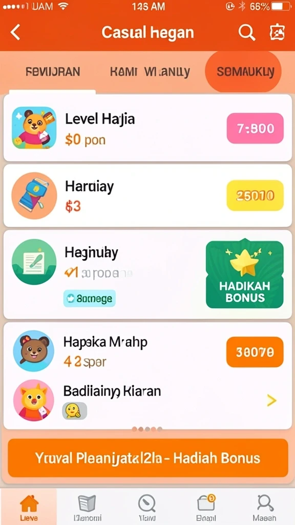 Tampilan antarmuka yang menarik dan intuitif.