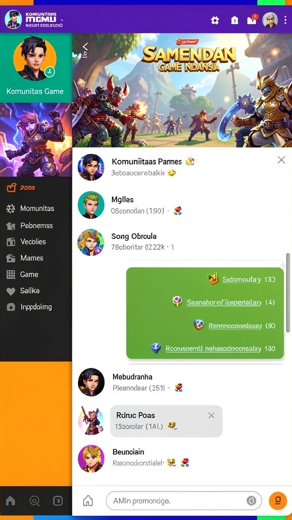 Tampilan awal aplikasi 777WIN yang menarik.