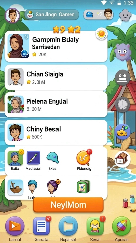 Screenshot permainan slot dengan tema yang seru.
