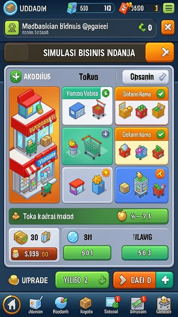 Tampilan awal yang menarik dan mudah dinavigasi.