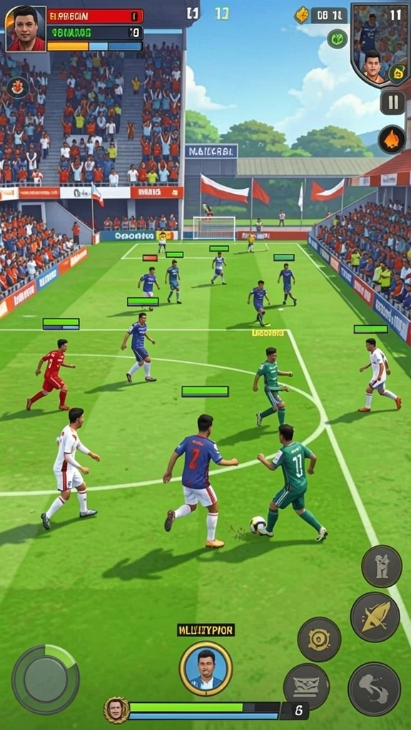 Tampilan awal game yang menarik dan penuh warna.