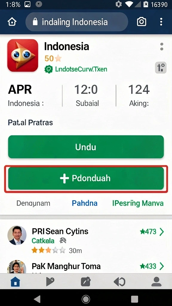 Tangkapan layar petualangan karakter utama di hutan ajaib.