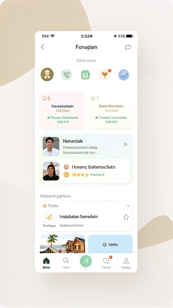 Tampilan antarmuka yang modern dan menarik.