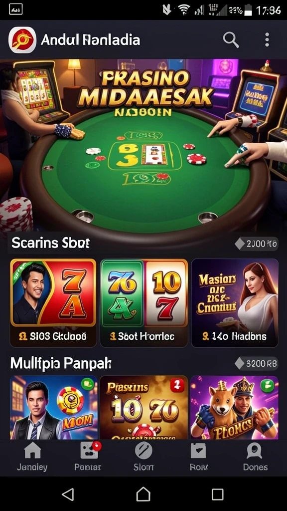 Beragam pilihan permainan menarik untuk semua pemain.