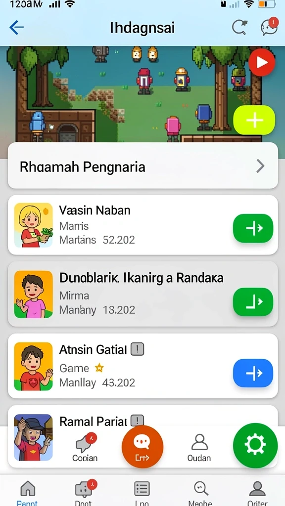 Tampilan antarmuka yang menarik dan intuitif.