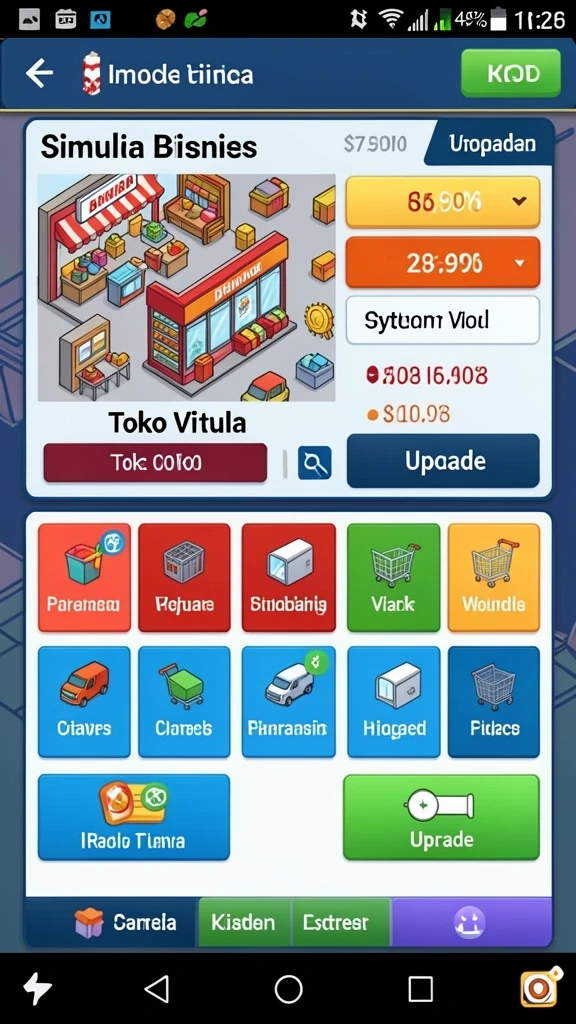 Screenshot aksi permainan yang mendebarkan.