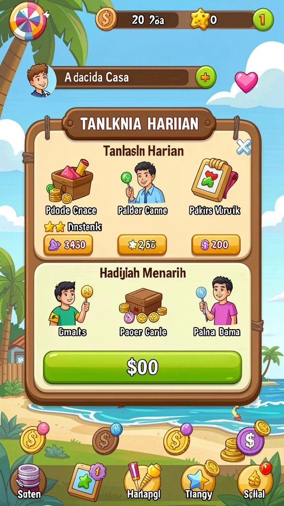 Tampilan antarmuka yang menarik dan user-friendly.