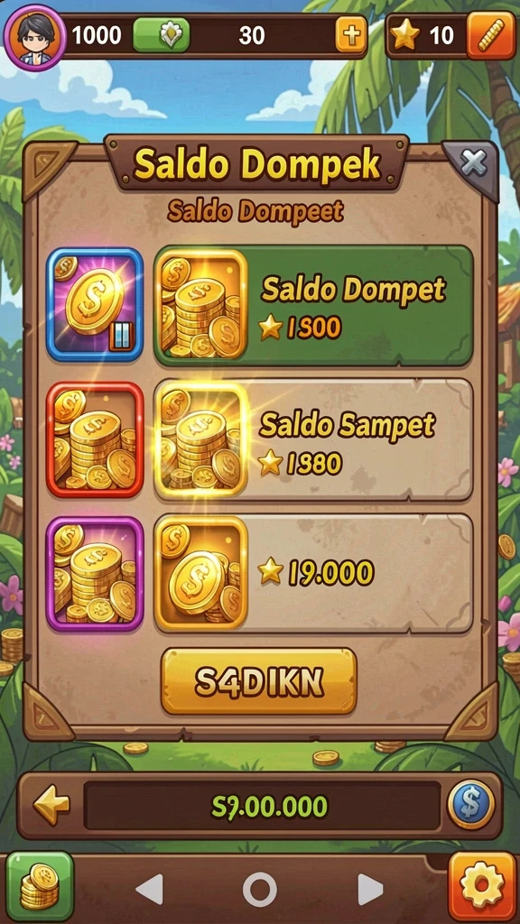 Sistem reward yang memotivasi pemain untuk berprestasi.