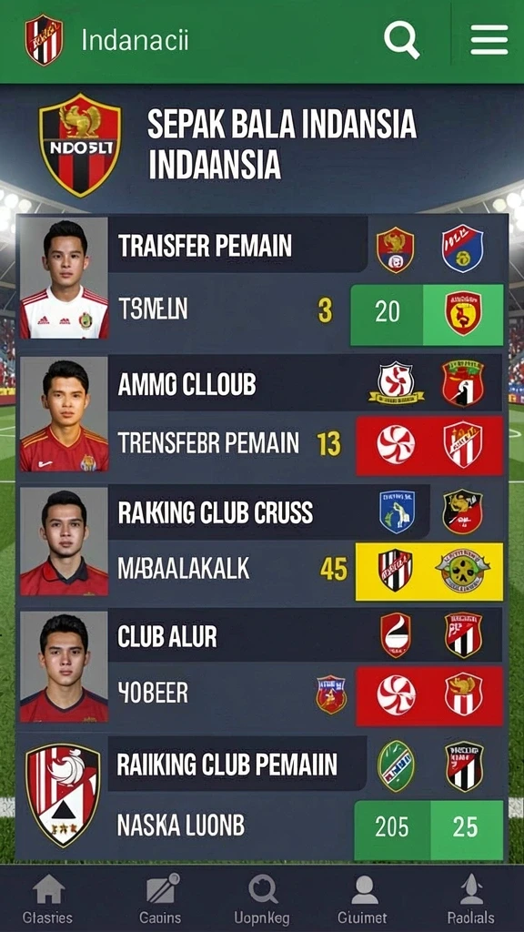 Tampilan antarmuka yang bersih dan menarik.