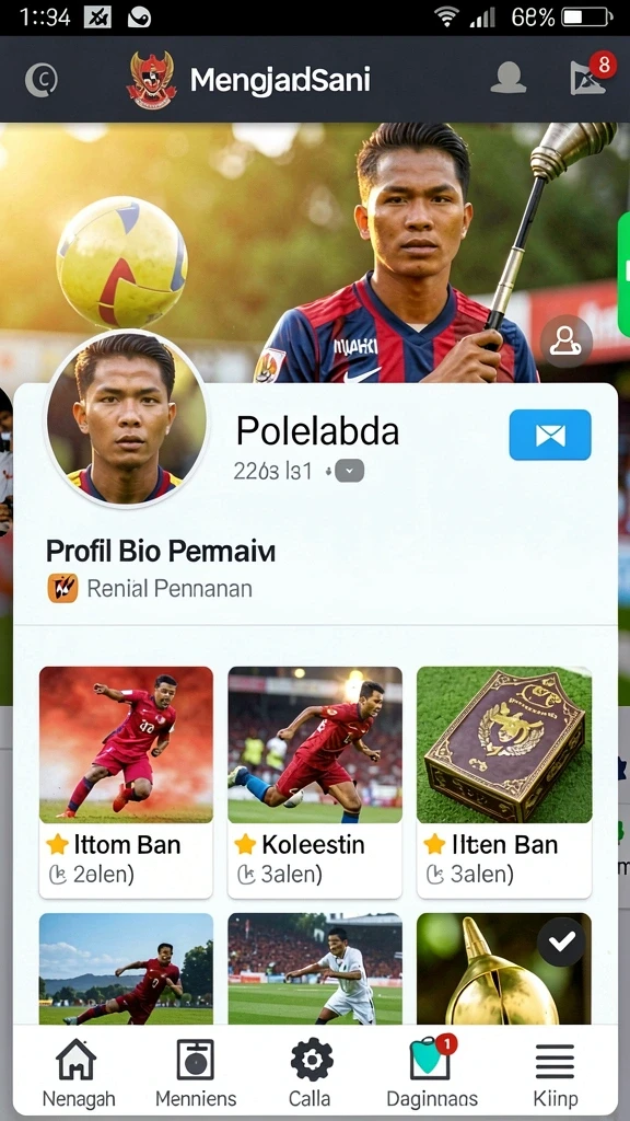 Tampilan antarmuka yang menawan dan mudah digunakan.