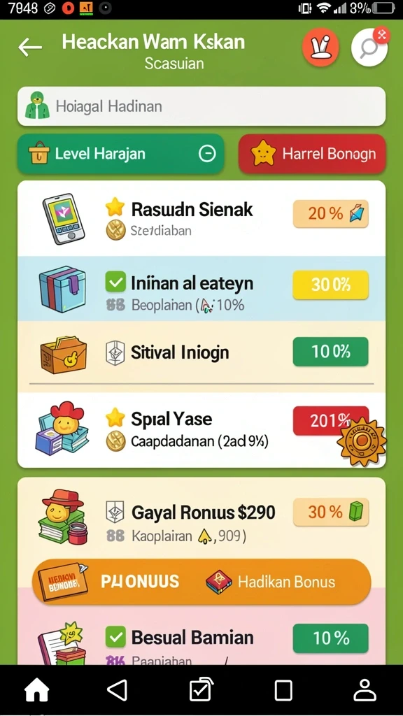 Beragam pilihan permainan slot yang memikat.