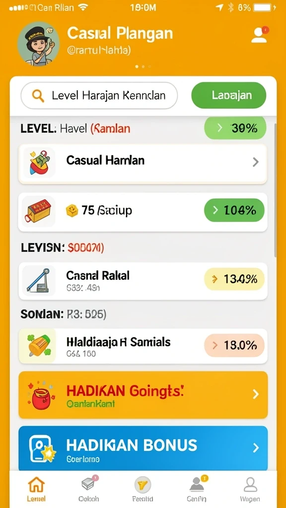 Tampilan antarmuka yang menarik dan intuitif.