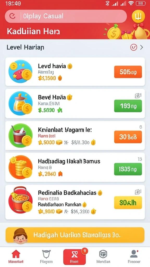 Tampilan antarmuka yang menarik dan user-friendly.