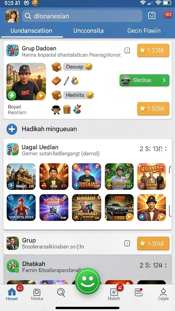 Tangkapan layar menampilkan fitur multiplayer yang seru saat bermain dengan teman.