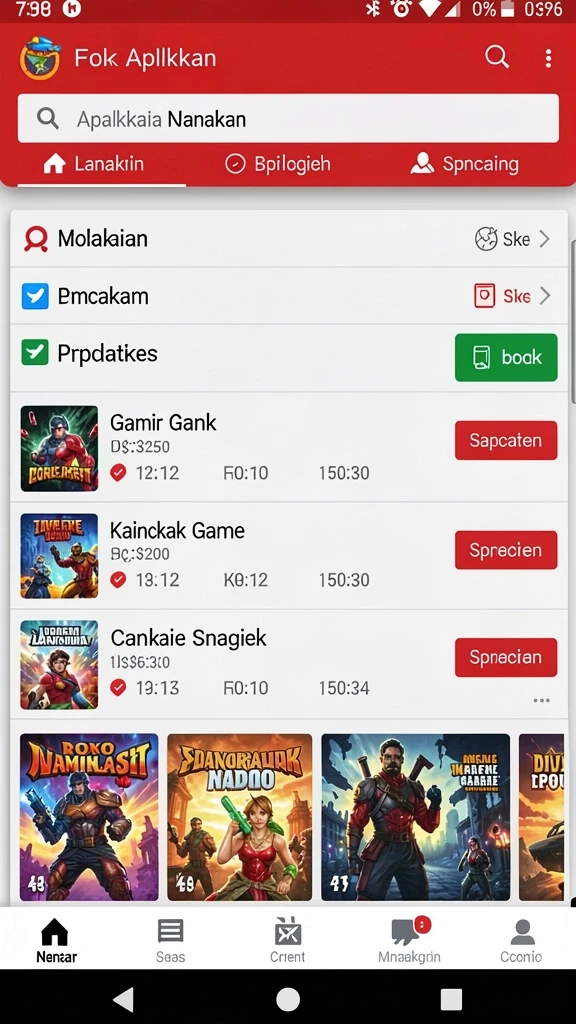 Tampilan antarmuka yang menarik dan mudah digunakan.
