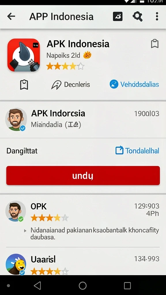 Tampilan menu permainan yang intuitif dan mudah dipahami.
