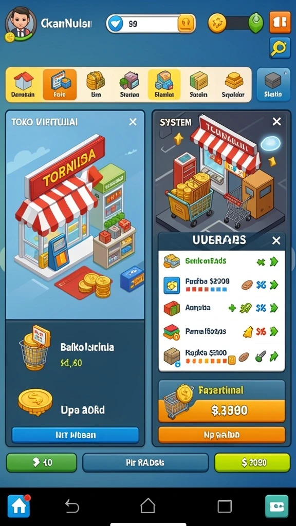 Screenshot dari mode multiplayer yang seru.