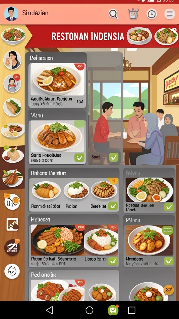 Tampilan antarmuka yang menarik dan mudah dinavigasi.