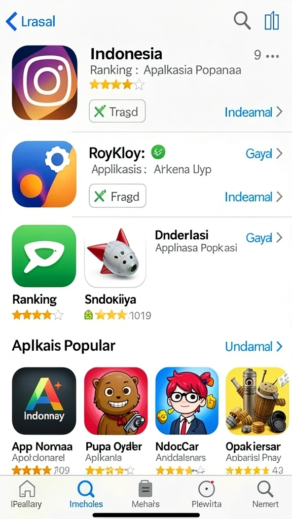 Karakter unik dengan kemampuan masing-masing.