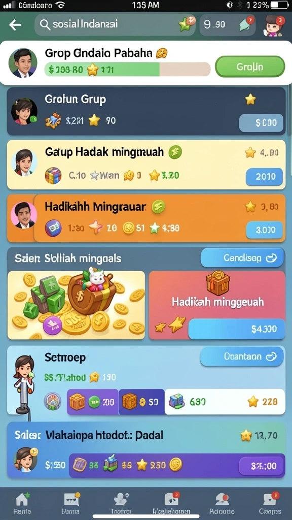 Momen seru saat menyelesaikan teka-teki.