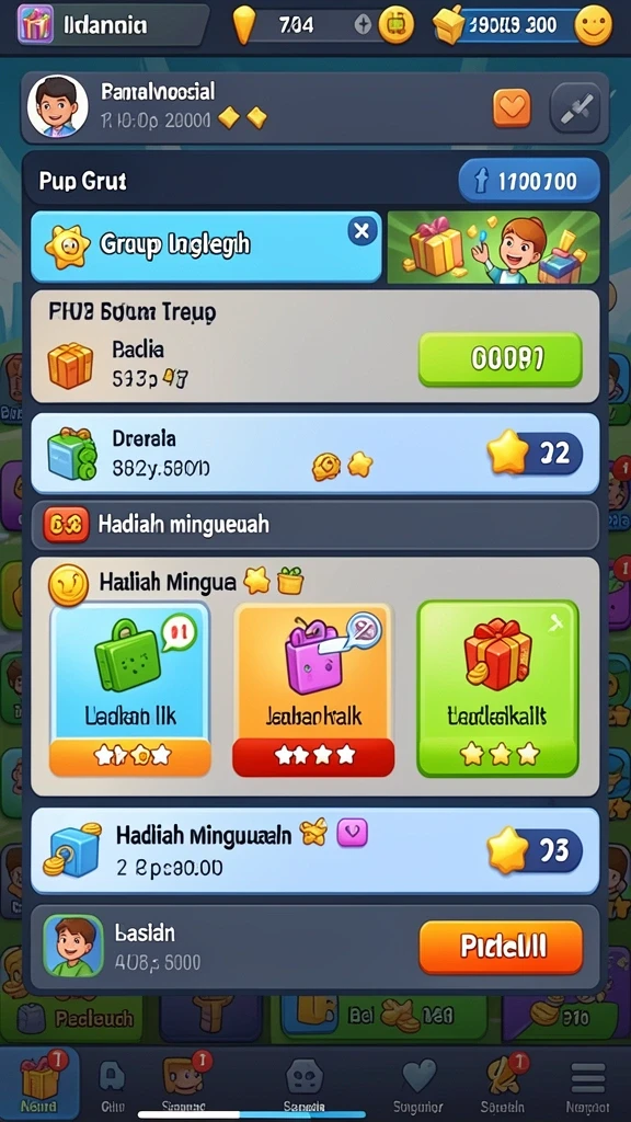Bonus menarik setiap minggu untuk pemain.