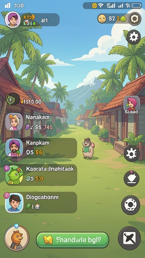 Tampilan antarmuka aplikasi yang menarik dan mudah digunakan.