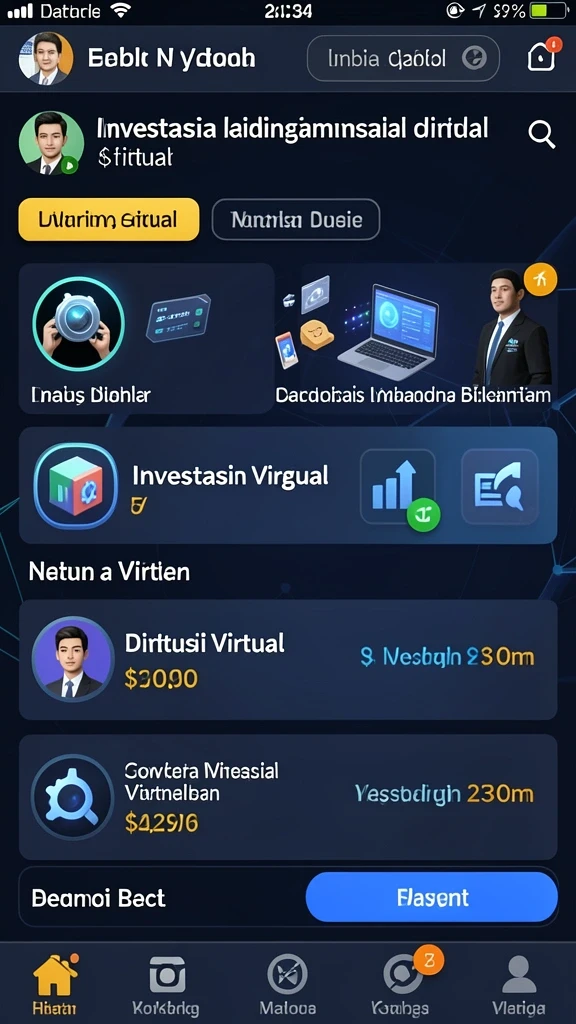 Tampilan dunia yang penuh warna dan menarik.