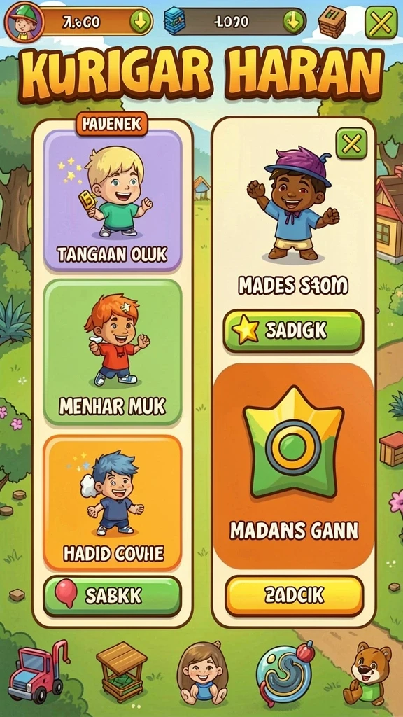 Tampilan awal aplikasi yang menarik dan user-friendly.