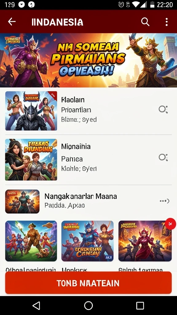 Tampilan antarmuka yang sederhana dan menarik.
