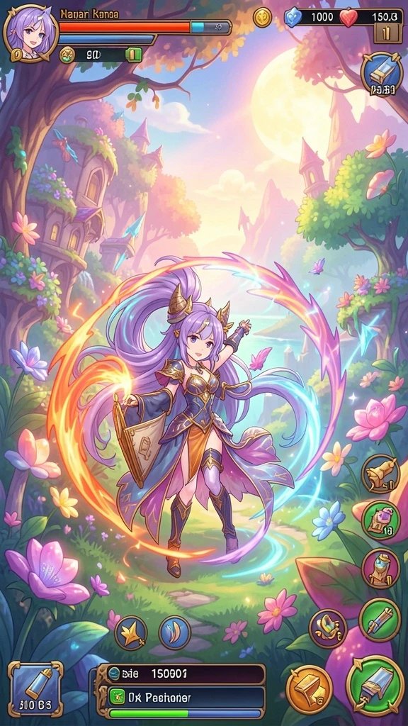 Tampilan awal game dengan berbagai pilihan slot.