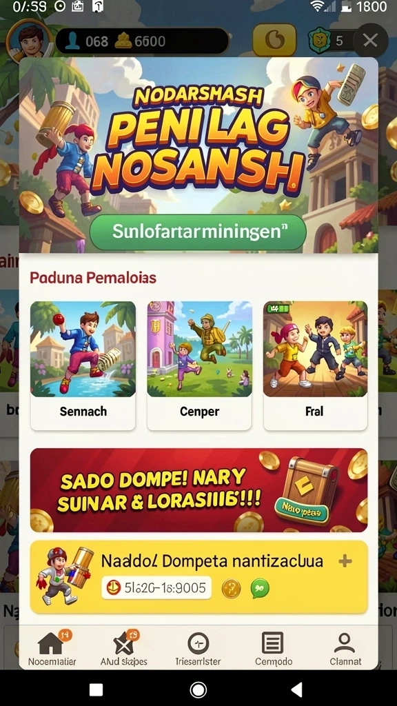 Karakter yang dapat dikustomisasi sesuai keinginan.