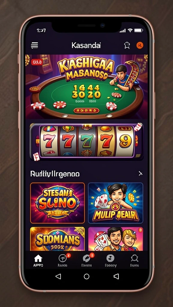 Beragam jenis permainan slot dengan tema yang bervariasi.