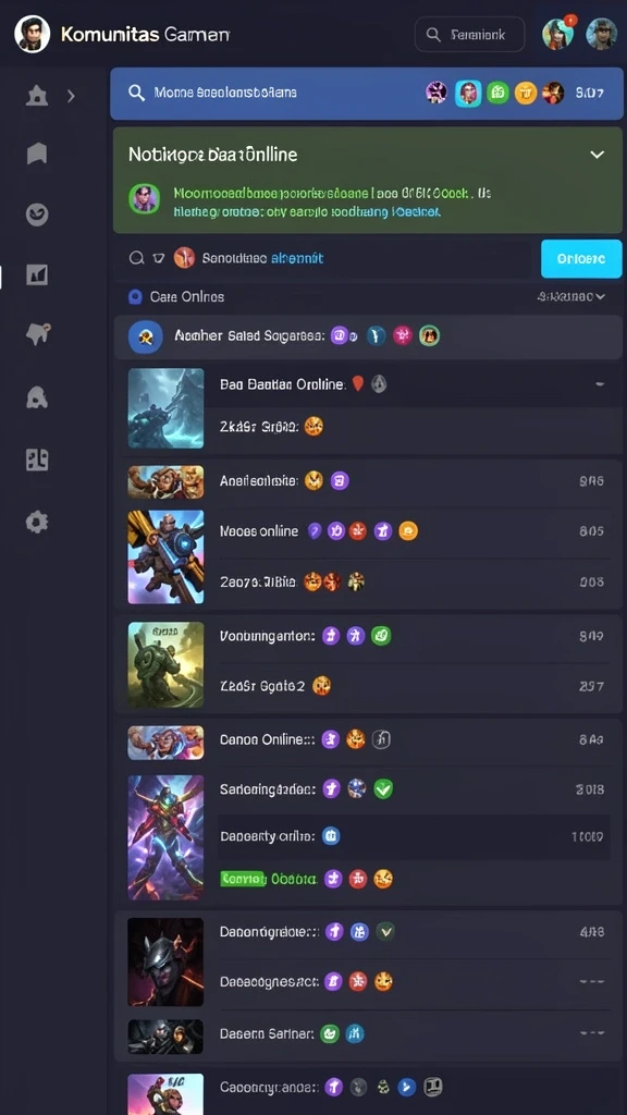 Fitur interaksi sosial yang menarik di dalam game.