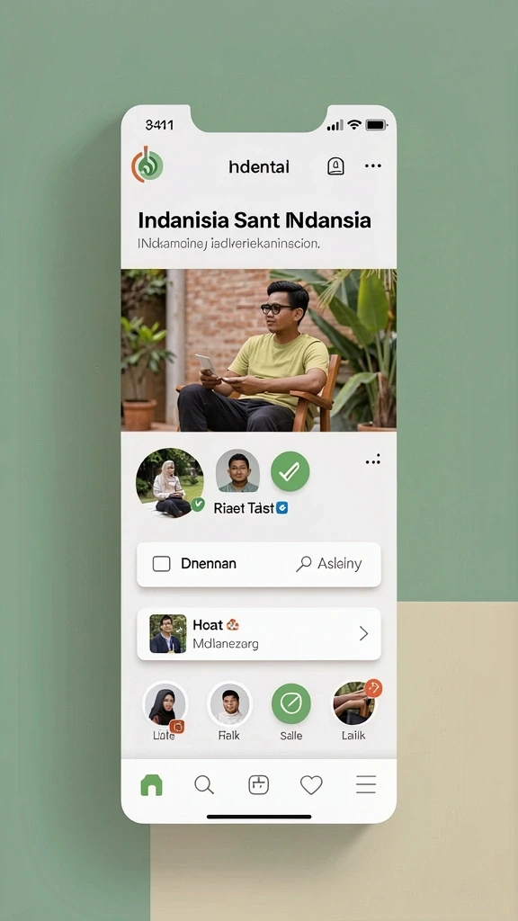 Tampilan menu utama yang menarik dan interaktif.