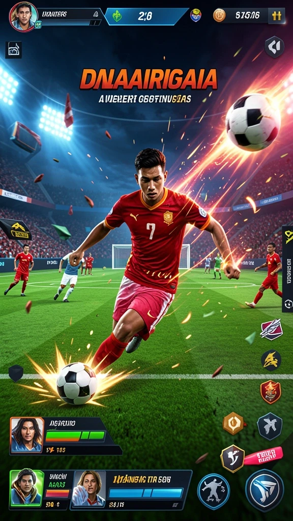 Pengaturan balapan yang penuh warna dan detail yang menakjubkan.