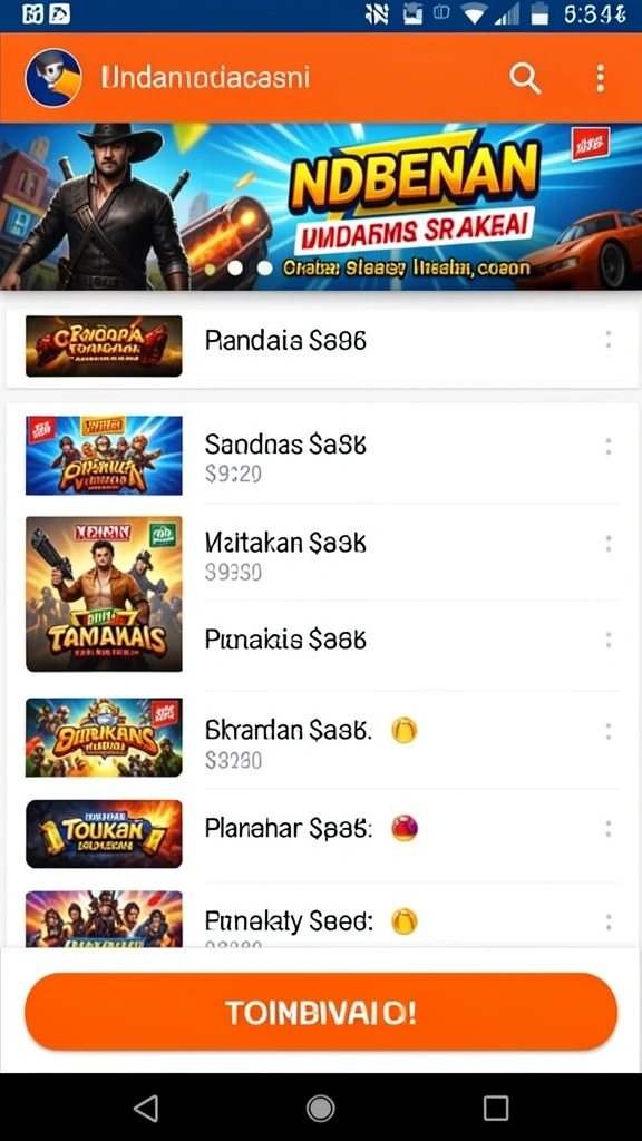 Tampilan antarmuka yang user-friendly dan menarik.