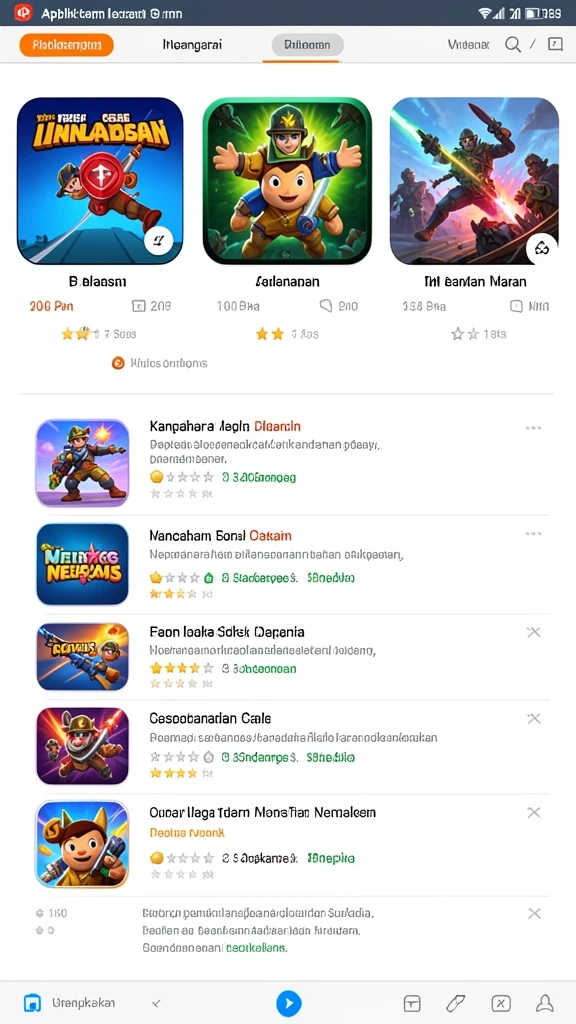 Layar utama TEXAS88 dengan berbagai mode permainan.
