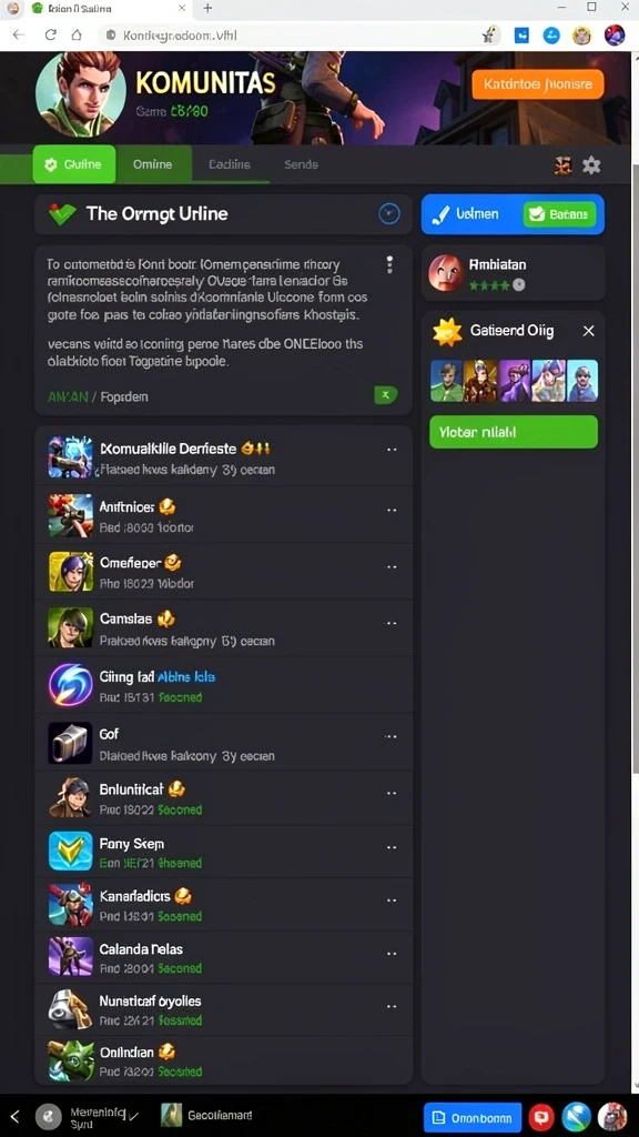 Berbagai pilihan permainan slot yang menghibur.