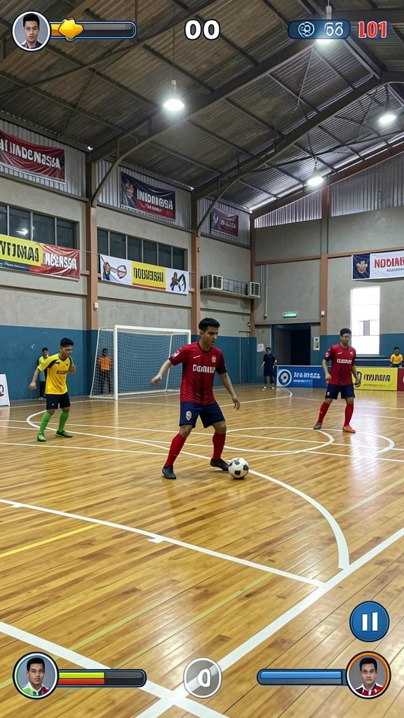 Tampilan antarmuka pengguna yang menarik dan modern.
