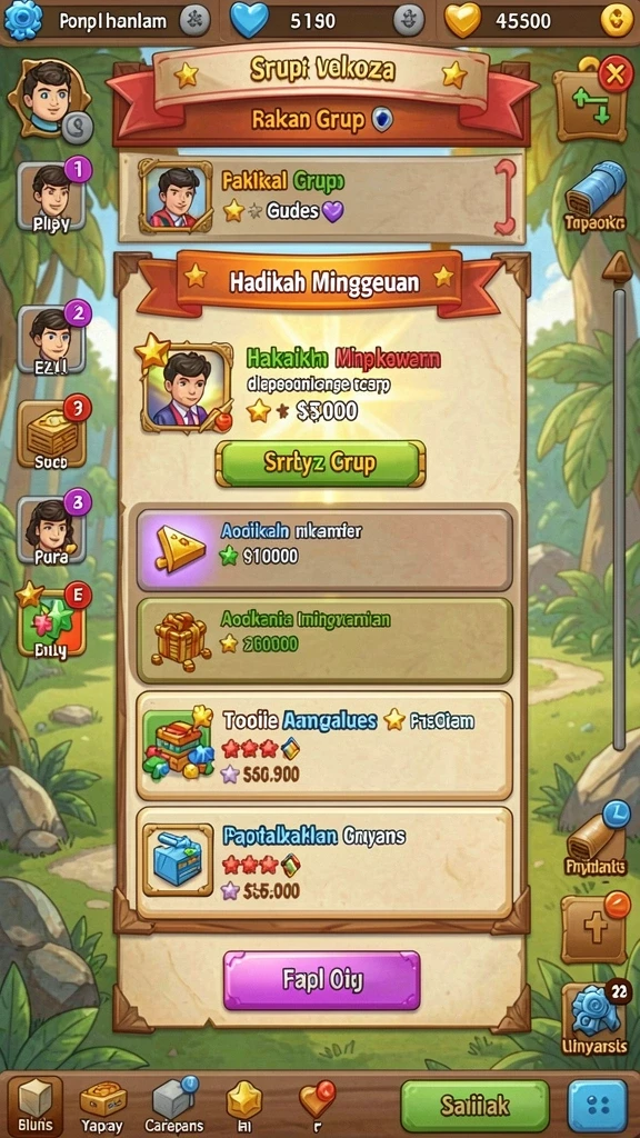Karakter unik dengan kemampuan spesial.