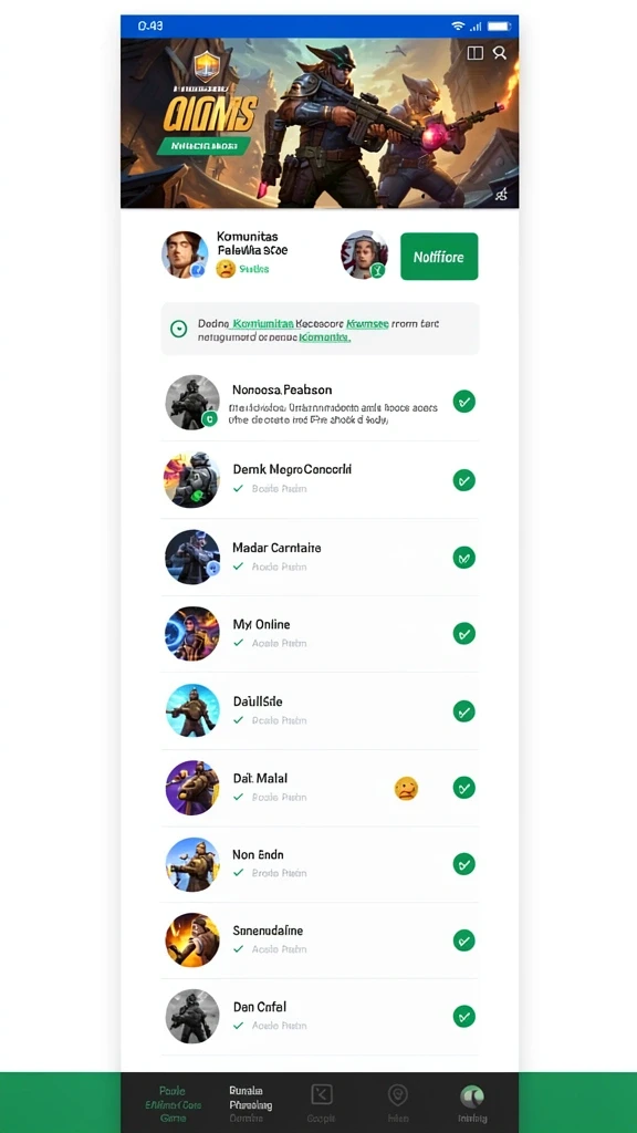 Tampilan antarmuka yang intuitif dan menarik.