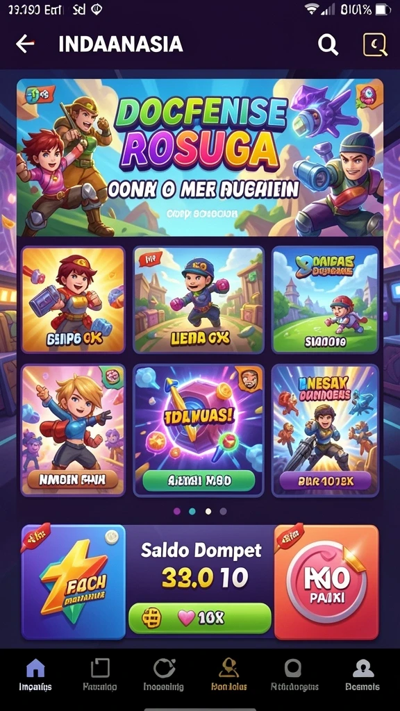 Screenshot level menantang dengan grafik yang memukau.