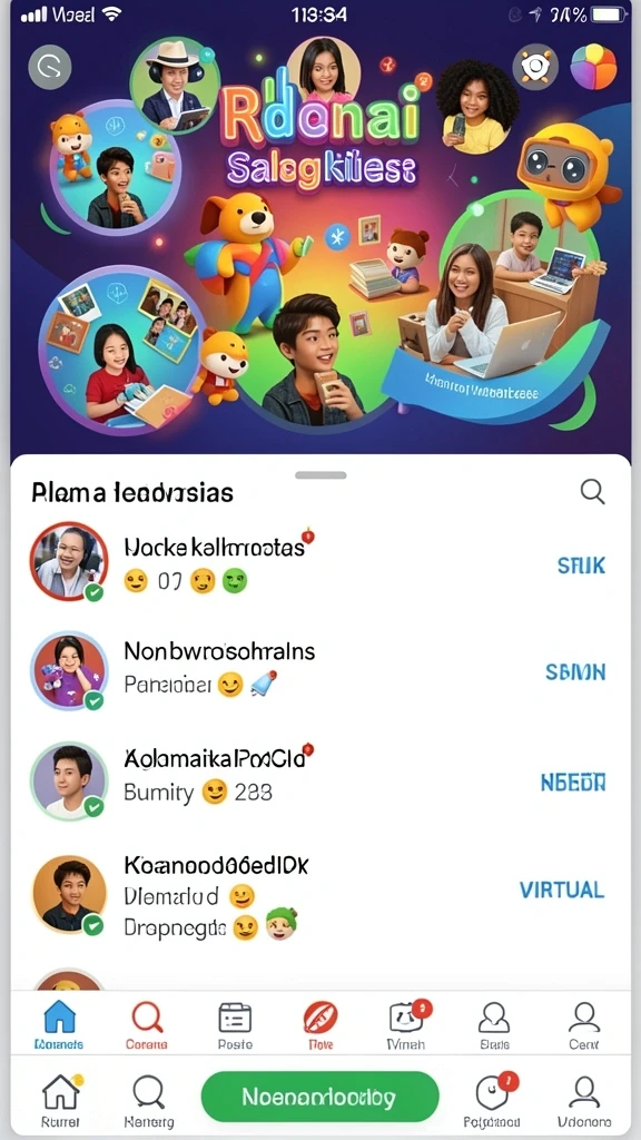 Tampilan antarmuka pengguna yang intuitif dan mudah dinavigasi.