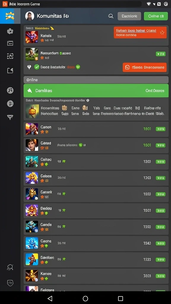 Fitur leaderboard yang menantang pemain untuk bersaing.